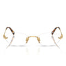 Miu Miu Prescription Glasses MUA54S 5AK08N Gold/Transparent Women