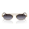 Miu Miu Sunglasses MU54ZS 7OE5D1 Gold/Smoky Gray Women's