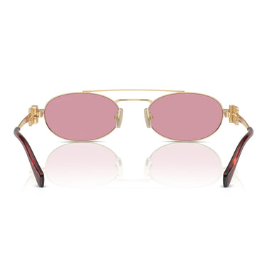 Miu Miu Occhiali da Sole MU54ZS ZVN50D Oro/Rosa Donna 4