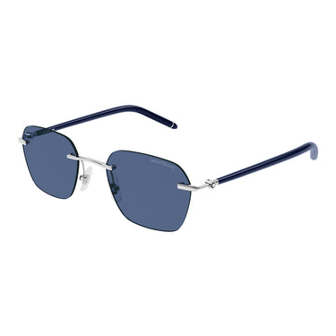 Montblanc Sunglasses MB0270S 003 Silver/Blue Men