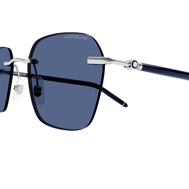 Montblanc Sunglasses MB0270S 003 Silver/Blue Men