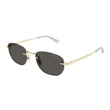 Montblanc Sunglasses MB0303S 001 Gold/Gray Men