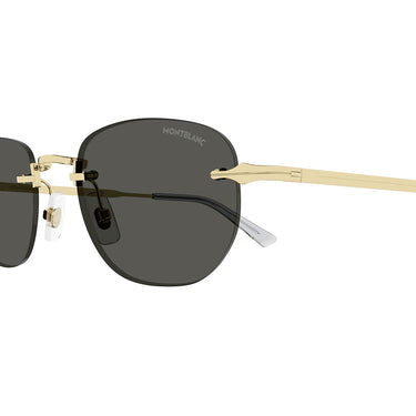 Montblanc Sunglasses MB0303S 001 Gold/Gray Men