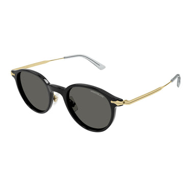 Montblanc Sunglasses MB0362S 001 Gold/Grey Men