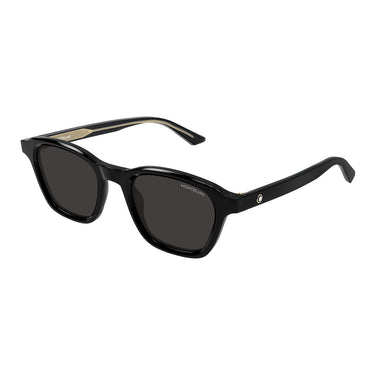 Montblanc Sunglasses MB0384S 001 Black/Gray Men