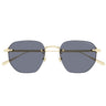 Montblanc Sunglasses MB0405S 003 Gold/Grey Men