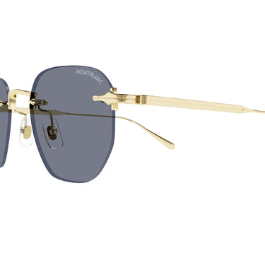 Montblanc Sunglasses MB0405S 003 Gold/Grey Men 3
