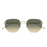 Montblanc Occhiali da Sole MB0405S 006 Oro/Verde Uomo
