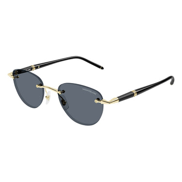 Montblanc Sunglasses MB0412S 001 Gold/Gray Men