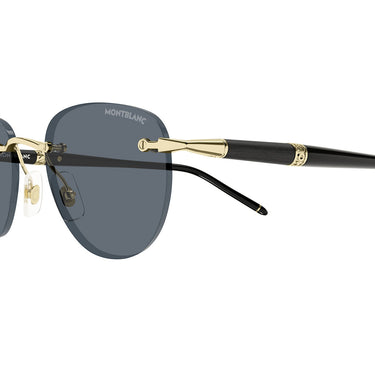 Montblanc Sunglasses MB0412S 001 Gold/Gray Men