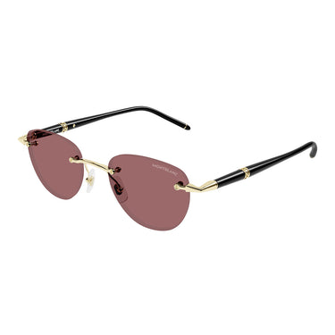Montblanc Sunglasses MB0412S 003 Gold/Orange Men
