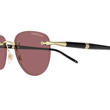 Montblanc Sunglasses MB0412S 003 Gold/Orange Men