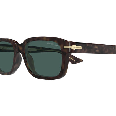 Montblanc Occhiali da Sole MB0436S 002 Marrone Verde Uomo 2
