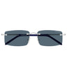 Montblanc Occhiali da Sole MB0443S 003 Argento Grigio Uomo 