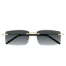 Montblanc Occhiali da Sole MB0443S 007 Oro Grigio Sfumato Uomo