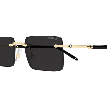 Montblanc Occhiali da Sole MB0482S 001 Oro/Grigio Uomo 3