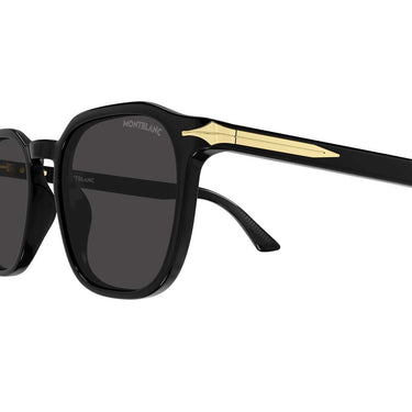 Montblanc Occhiali da Sole MB0516S 001 Nero/Grigio Uomo 3