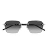Montblanc Occhiali da Sole MB0526S 001 Argento/Grigio Uomo