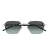 Montblanc Occhiali da Sole MB0526S 002 Argento/Grigio Uomo