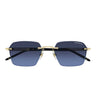 Montblanc Occhiali da Sole MB0526S 003 Oro/Blu Uomo