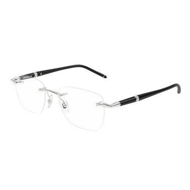 Montblanc Occhiali da Vista MB0346O 004 ArgentoNero Trasparente Uomo 2