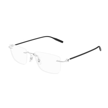 Montblanc Occhiali da Vista MB0431O 002 Argento Trasparente Uomo 1