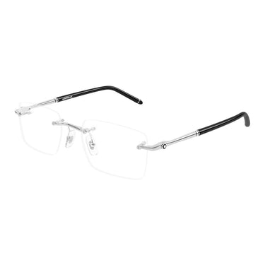 Montblanc Occhiali da Vista MB0444O 002 Argento/Trasparente Uomo 1