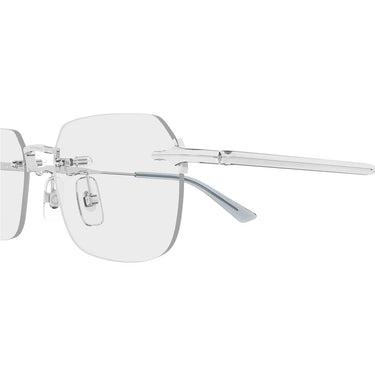 Montblanc Occhiali da Vista MB0514O 003 Argento/Trasparente Uomo 3
