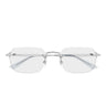 Montblanc Occhiali da Vista MB0514O 003 Argento/Trasparente Uomo