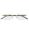 Montblanc Occhiali da Vista MB0536O 003 Oro/Trasparente Uomo