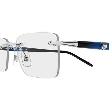 Montblanc Occhiali da Vista MB0536O 004 Argento/Trasparente Uomo 3