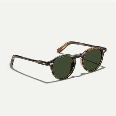 Moscot Occhiali da Sole MILTZEN Bark Havana/Verde Unisex