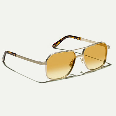Moscot Occhiali da Sole MINGLE Gold Oro/Marrone Sfumato Unisex 2