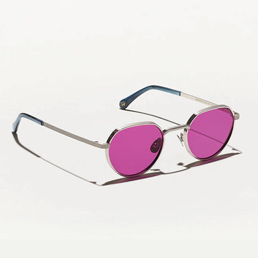 Moscot Occhiali da Sole SMENDRIK Silver Argento/Fucsia Unisex