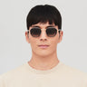 Mykita Occhiali da Sole Gia C768 Oro/Nero Sfumato Unisex