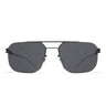 Mykita Occhiali da Sole Rhys C484 Argento/Nero Unisex