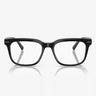 Nuance Audio Occhiali Acustici AW5001 04 Square 54 Nero Lucido/Trasparente Grigio Unisex Fotocromatici