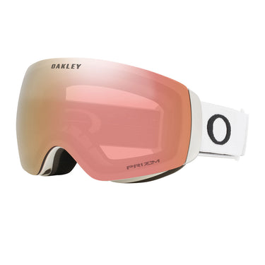 Oakley Maschera da Neve OO7064 7064C9 Flight Deck M Bianco Opaco Prizm Rose Gold  2