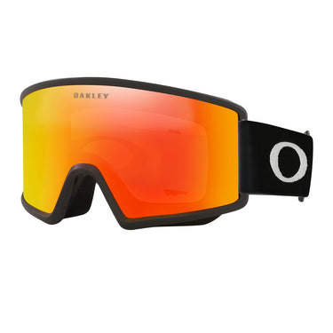 Oakley Maschera da Neve OO7120 712003 Target Line L Nero Opaco Fire Iridium 2