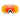 Oakley Maschera da Neve OO7121 712107 Target Line M Bianco Opaco Fire 