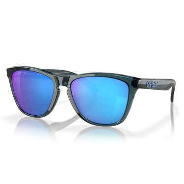 Oakley Sonnenbrille OO9013 9013F6 Frogskins Schwarz-Blau Unisex Polarisiert 1