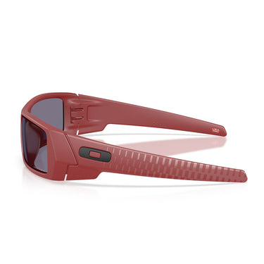 Oakley Occhiali da Sole OO9014 9014E4 Gascan Rosso Opaco Prizm Grey Unisex 4