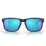 Oakley Sunglasses OO9102 9102F0 Holbrook Matte Black/Prizm Sapphire Unisex Polarized