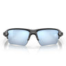 Oakley Occhiali da Sole OO9188 918858 FLAK 2.0 XL Nero Opaco/Prizm Deep Water Unisex Polarizzati