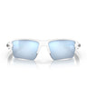 Oakley Occhiali da Sole OO9188 918882 FLAK 2.0 XL Bianco Lucido Prizm Deep Water Unisex Polarizzati 