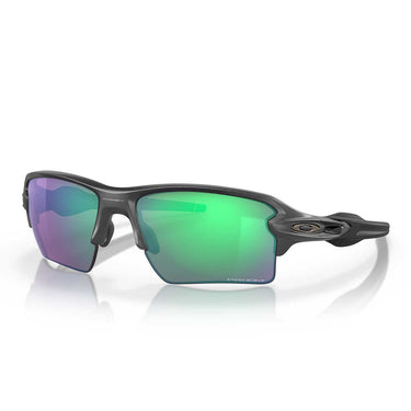 Oakley Occhiali da Sole OO9188 9188F3 FLAK 2.0 XL Acciaio/Prizm Road Jade Unisex 1
