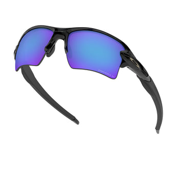 Oakley Gafas de Sol OO9188 9188F7 FLAK 2.0 XL Negro Brillante/Prizm Sapphire Unisex Polarizadas