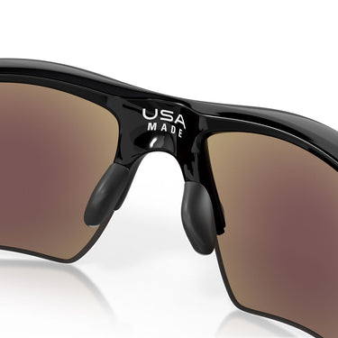 Oakley Gafas de Sol OO9188 9188F7 FLAK 2.0 XL Negro Brillante/Prizm Sapphire Unisex Polarizadas