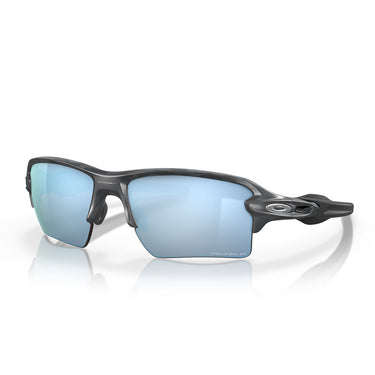 Oakley Occhiali da Sole OO9188 9188G3 FLAK 2.0 XL Nero Opaco Camo Prizm Deep Water Unisex Polarizzati 3
