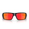 Oakley Occhiali da Sole OO9231 923106 Heliostat Nero Lucido Prizm Ruby Unisex 
